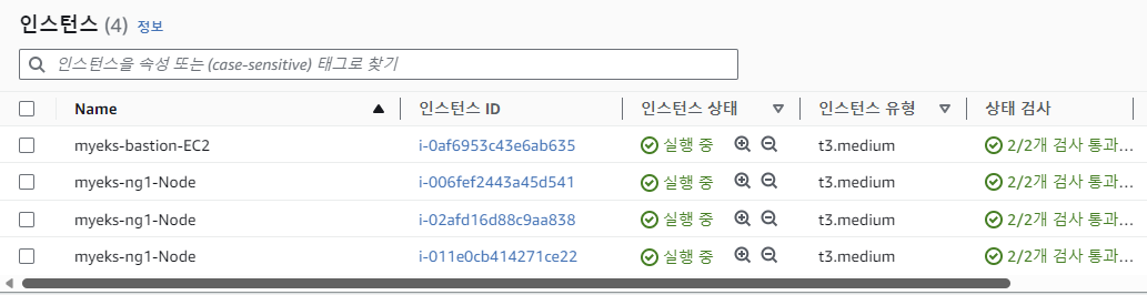 인스턴스 목록