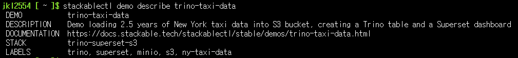 Demo trino-taxi-data